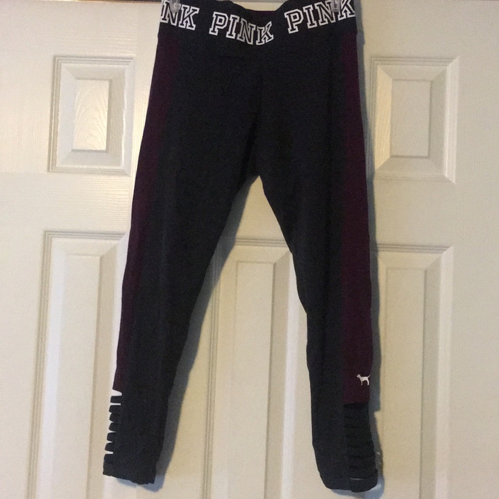PINK ankle leggings small